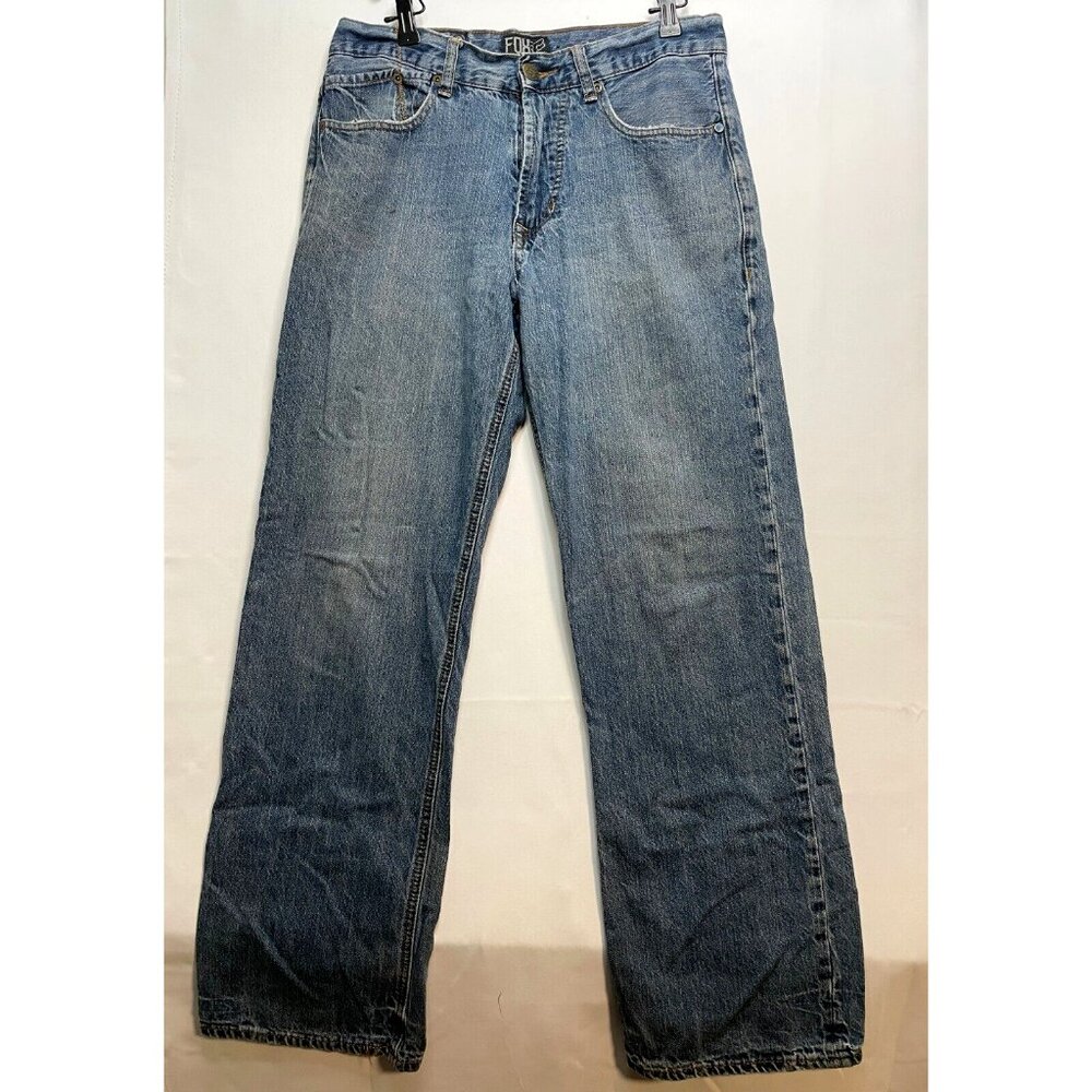 Fox Denim jeans mens 31 x 32 straight blue work